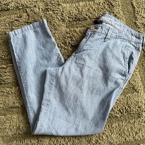 GAP Chambray Girlfriend Pants